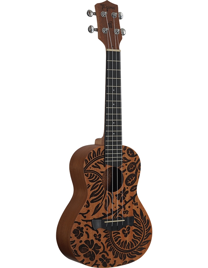 Ukulele Tagima Floral ii Soprano Acustico All Sapele 