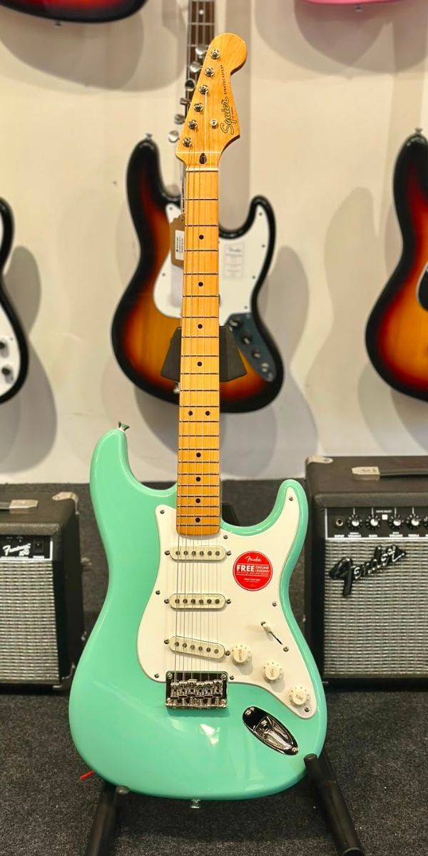 Guitarra Squier Classic Vibe ’50s Stratocaster ht Surf Green Maple by Fender – 0374008557 