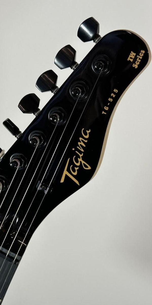 Guitarra Tagima Tg-525 bk Black 2 Humbuckers Escala Escura Escudo Preto 