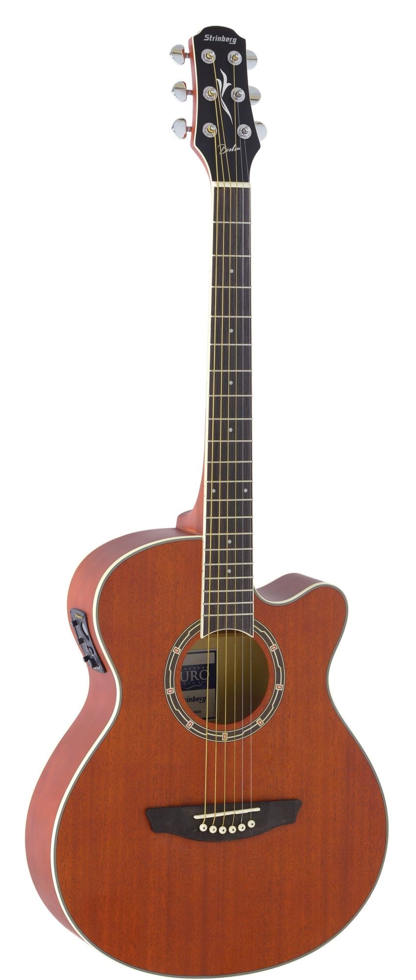 Violão Strinberg Berlin Be30c Mahogany Fosco Elétrico Aço 