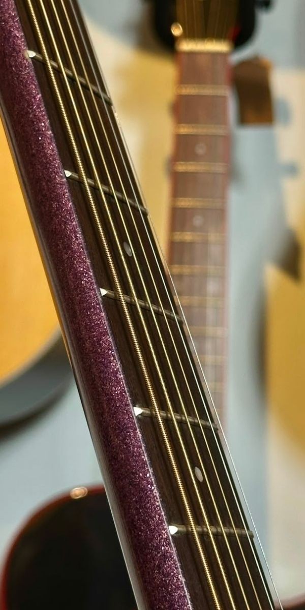 Violão Strinberg Ca50c pp Cromo Purple Sparkle Eletroacústico de Aço Com Cutaway 