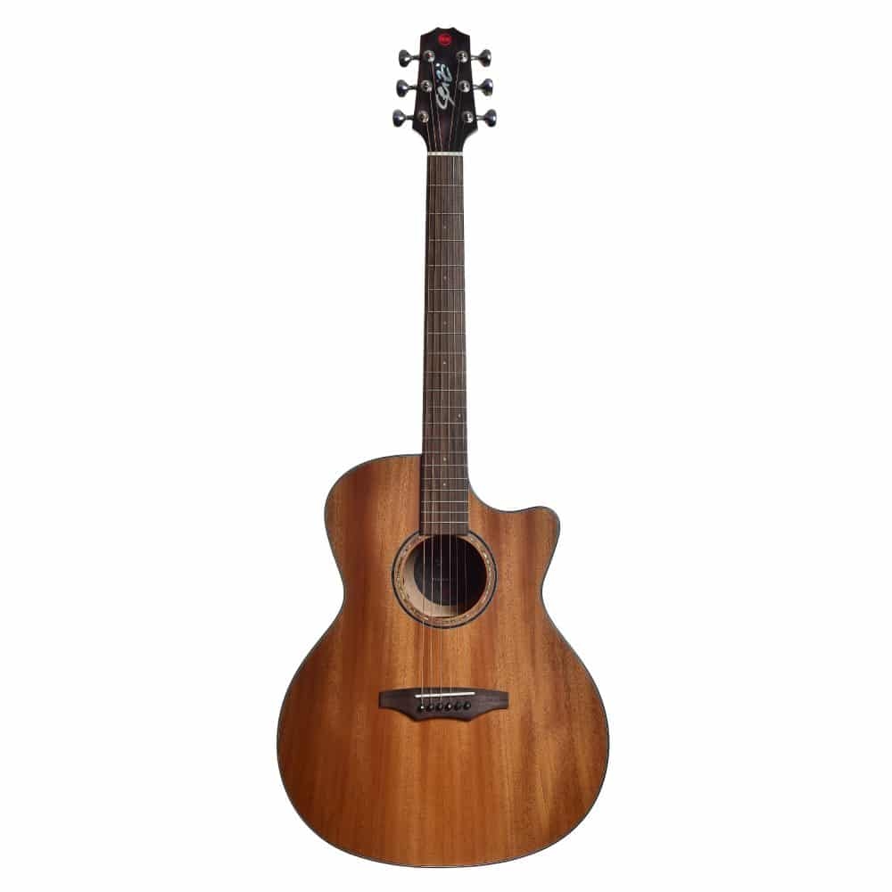 Violão Seizi Supreme Ryu Cutaway Aço Eletroacústico Mahogany Com Bag 