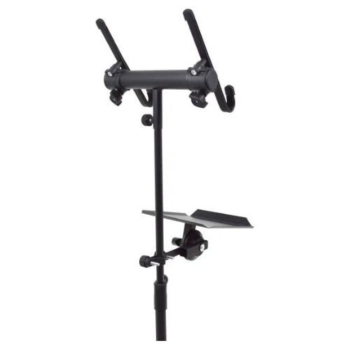 Suporte Multifuncional Ask Pnt Preto Para Tablet Notebook Mesa de Som e Celular 