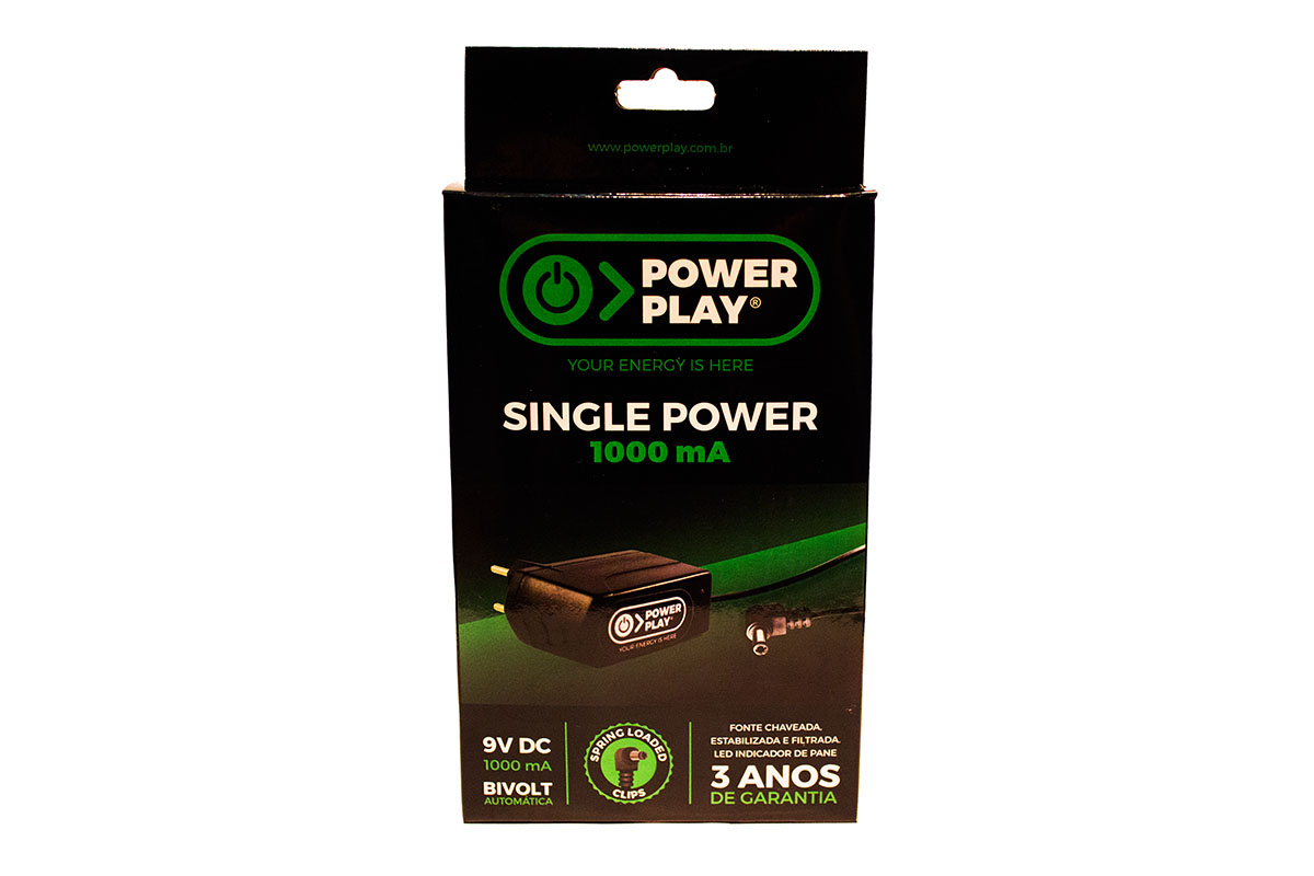 Fonte Power Play 9v 1amp - Single                            