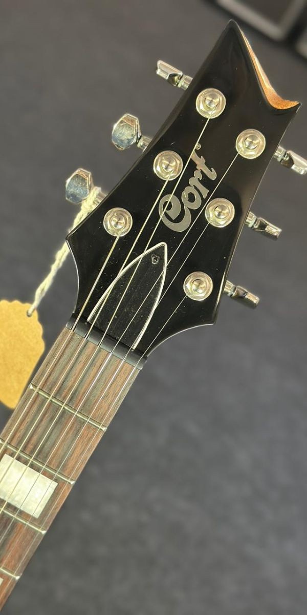 Guitarra Les Paul Cort M600 Trans Black Burst hh Com Locking Tuners 