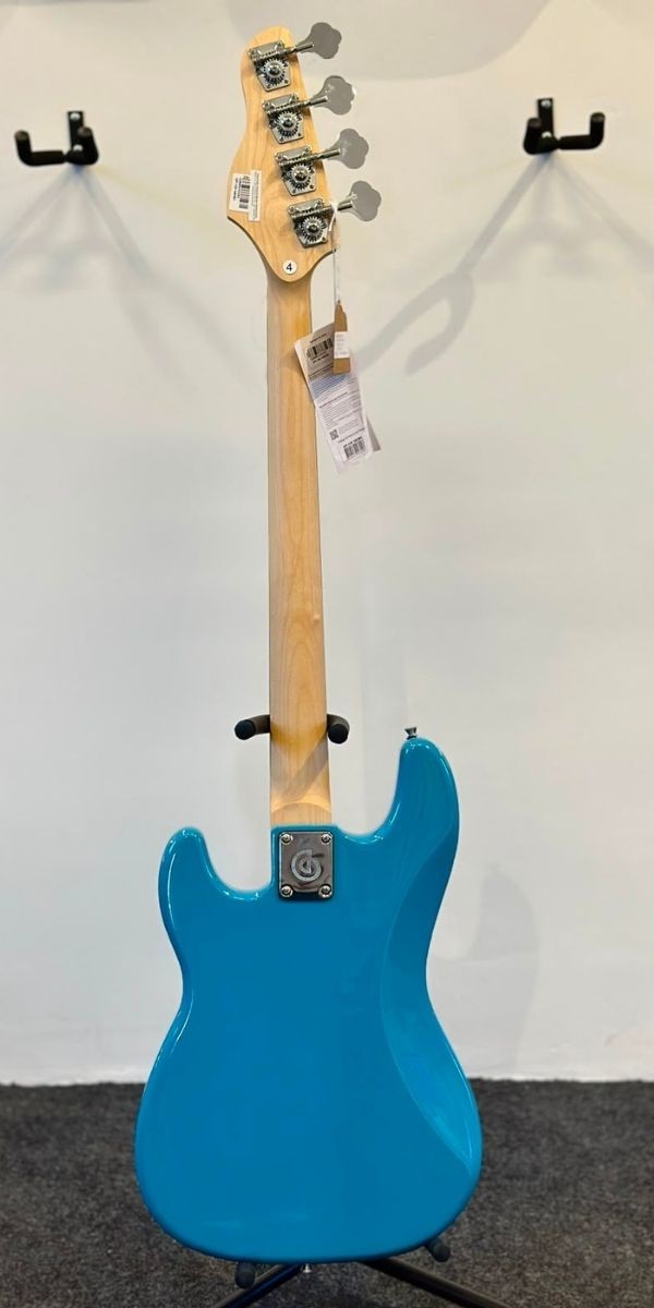 Contrabaixo Giannini Gp-100 Nb/bk 4 Cordas Navagio Blue Com Escudo Black 