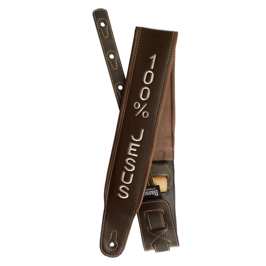 Correia Basso Straps Classic Marrom 100% Jesus 