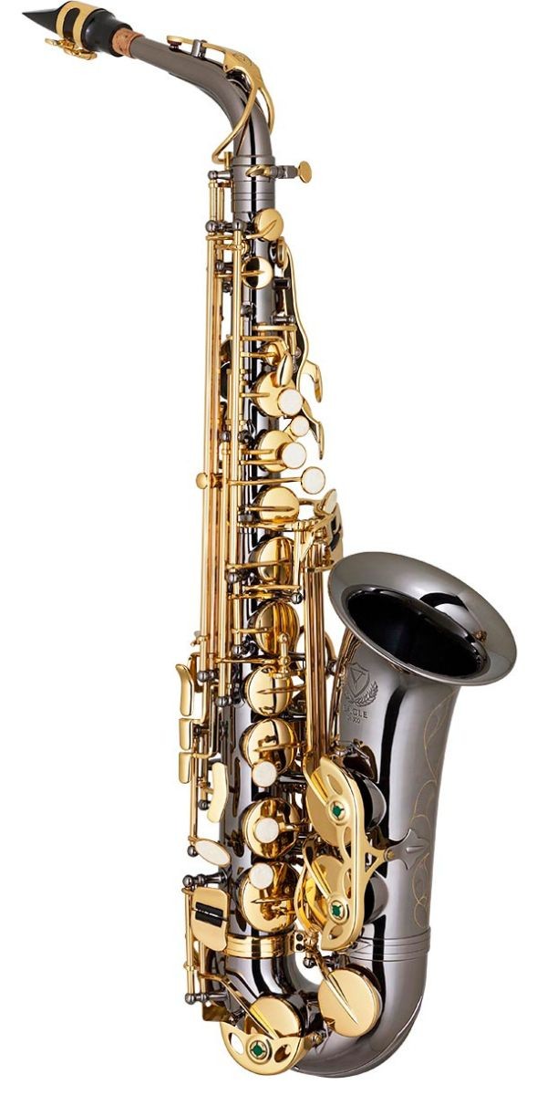 Saxofone Alto Eagle Preto Onix - sa - 500 bg 