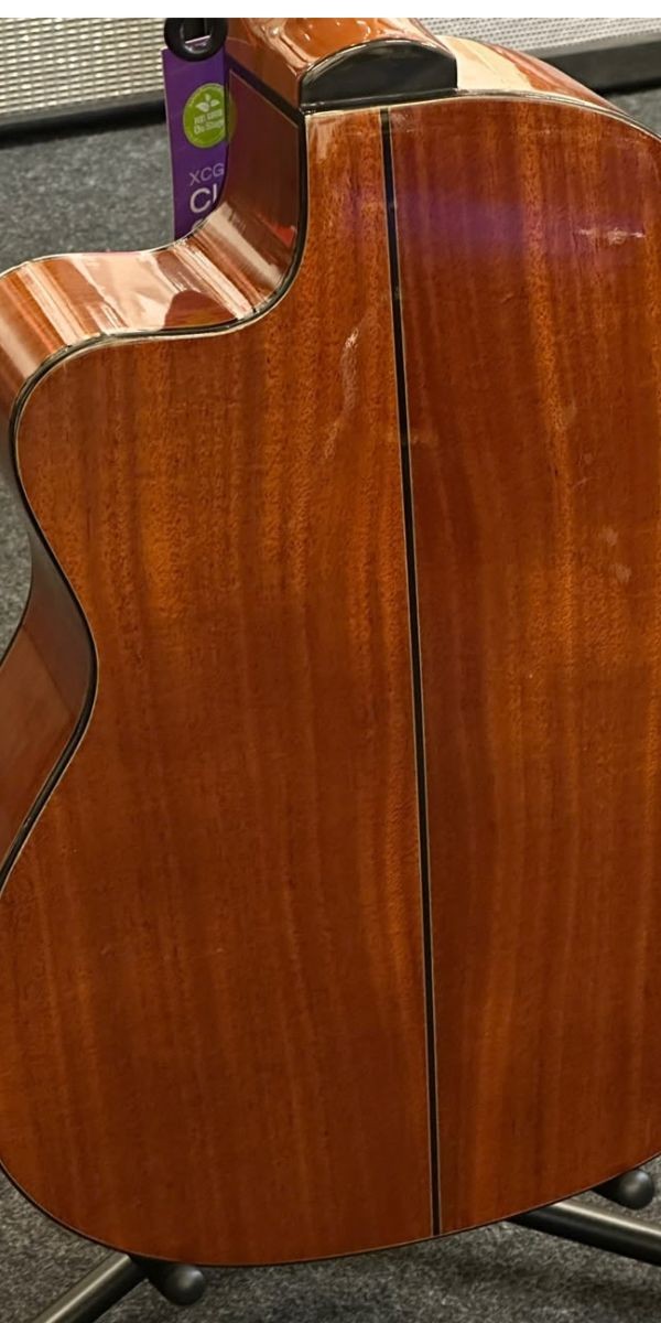 Violão Nylon Eletroacústico Eagle Ch800 Cutaway Natural Com Bag 