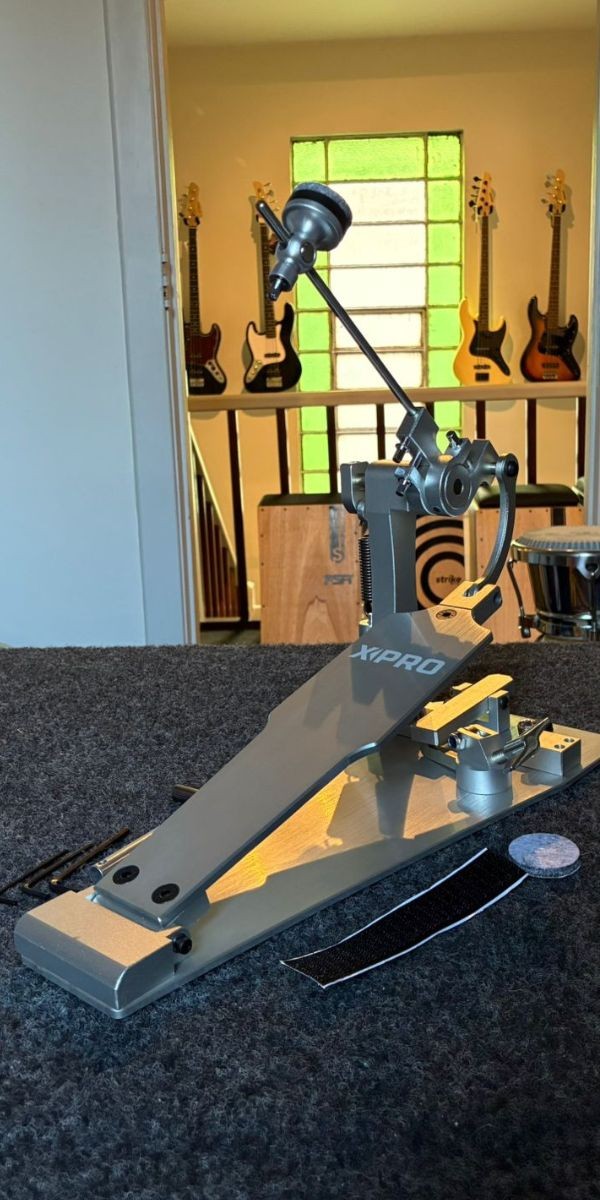 Pedal Bumbo X-pro by c. Ibañez Vortex Direct Drive Ultra Leve em Alumínio Estilo Axis Com Mola Extra 