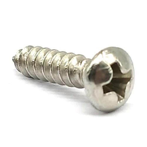 Parafuso Para Escudo Niquelado Wo2.9 4x13 ni Para Guitarra e Baixo Spirit 