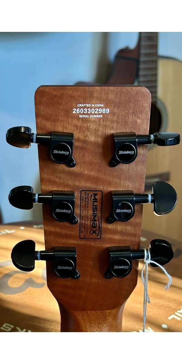 Violão Strinberg Forest Fs4d ks Koa Satin Folk Eletroacústico Aço Com Pré Se-50 e Afinador 