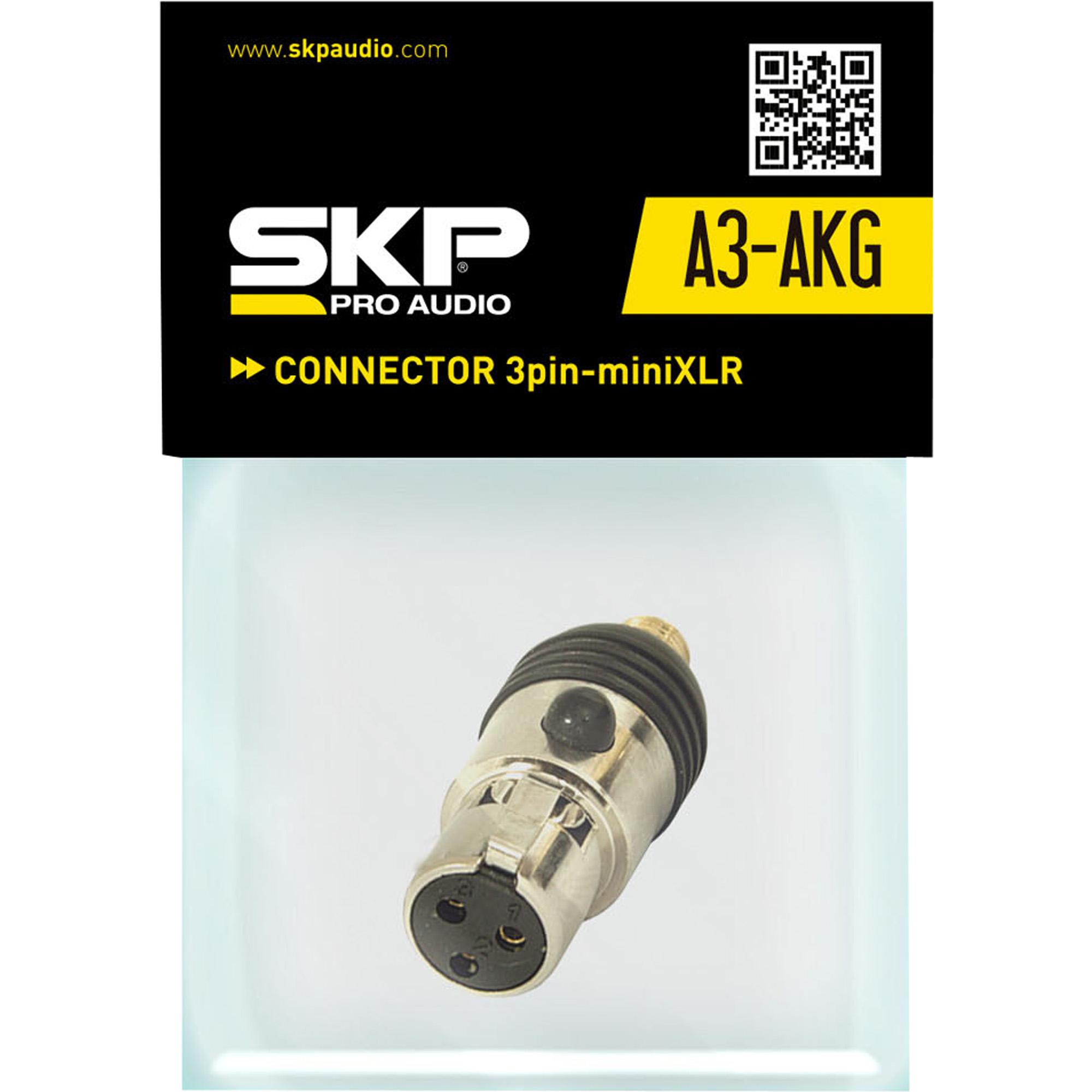 Adaptador Xlr x Mini Xlr A3-akg Prata Skp 