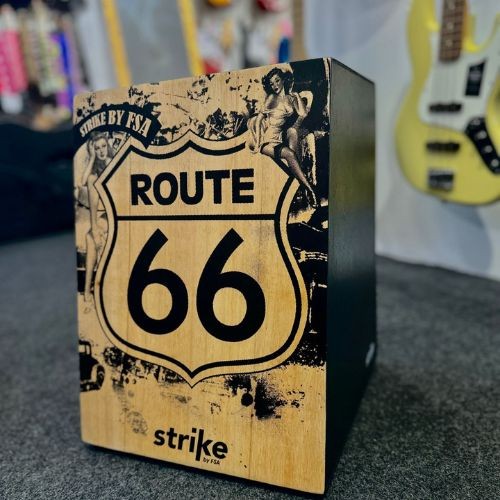 Cajon Fsa Strike Sk5010 Route 66 Eletroacústico Com Captação P10 