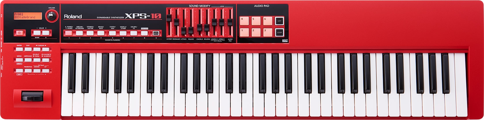 Teclado Sintetizador Roland Xps-10 Vermelho 