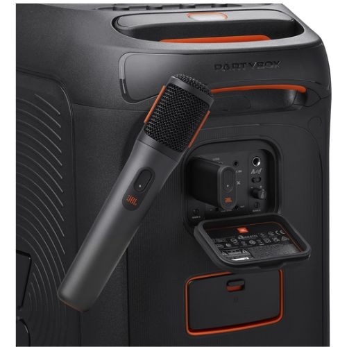 Microfone Sem Fio Duplo Jbl Partybox Wireless Mic Jblpbwirelessmic Preto 
