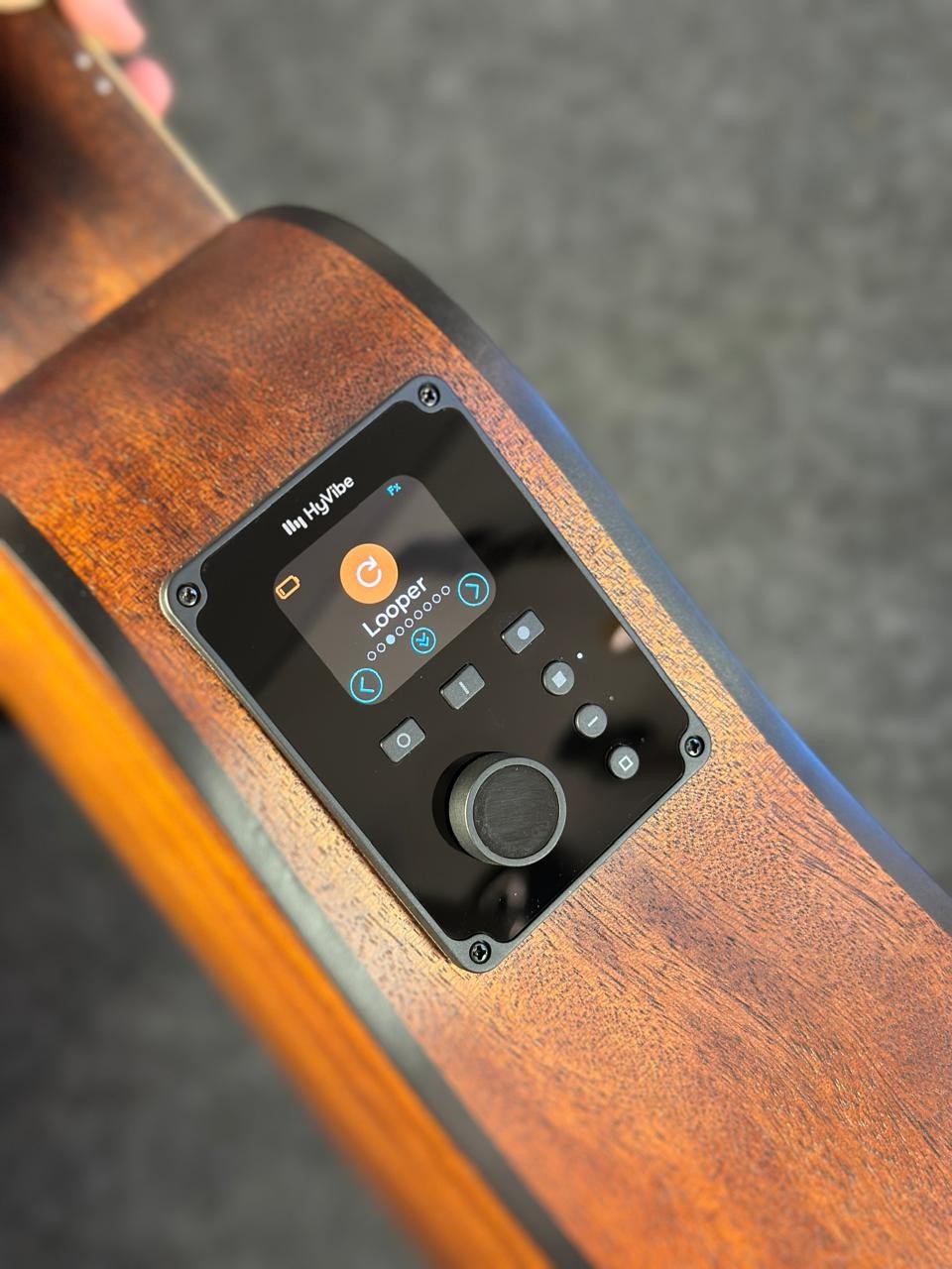 Violão Aço Cort Com Efeitos Earth go Open Pore Brown Burst Com Bag 