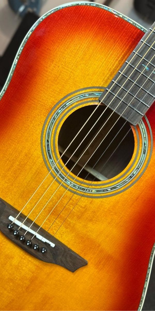 Violão Aço Elétrico Cutaway Strinberg Diamond Dd5sc Cherry Sunburst Folk Com Case 