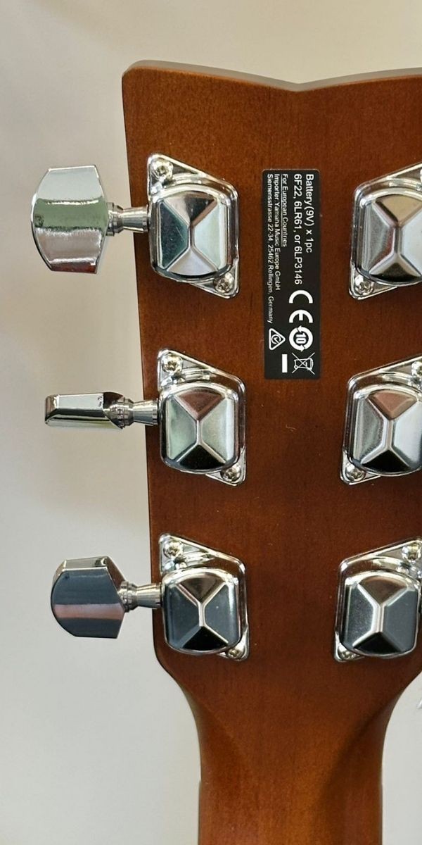 Violão Eletroacústico Yamaha Fx400 ns Natural Satin Aço Com Afinador 