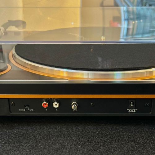 Toca-discos Audio-technica At-lp70x-bz Automático Preto/bronze Com Pré Phono e Agulha At-vm95c 