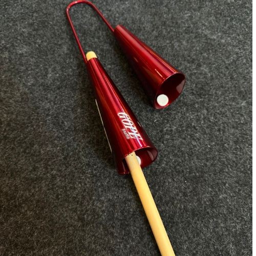Agogô Duplo Gope Selfie Cereja Profissional Com Baqueta 678sc 