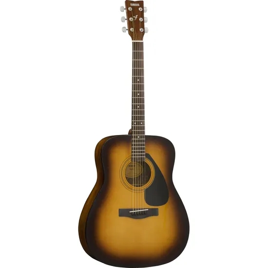 Violão Acústico Yamaha F310 Brown Sunburst Tabacco Diapasão Correia Capotraste Encordoador Corda 