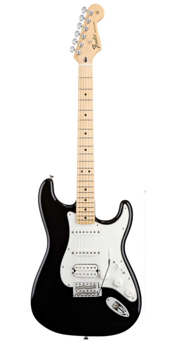 Guitarra Fender Stratocaster Standard Hss Black Escala Maple 