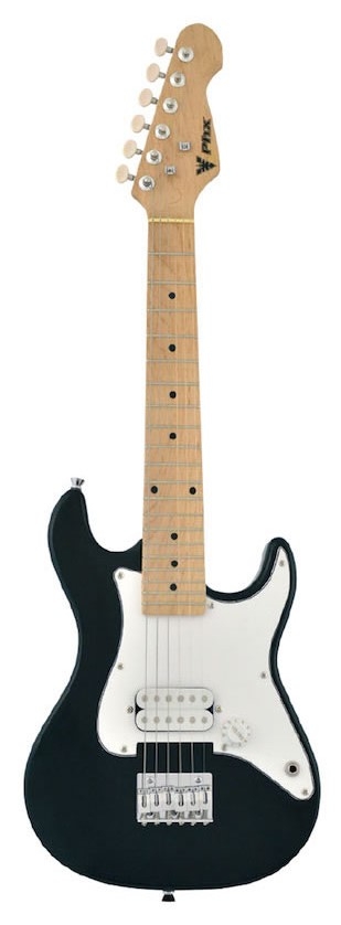 Guitarra Infantil  Phx Strato Infantil Preta 