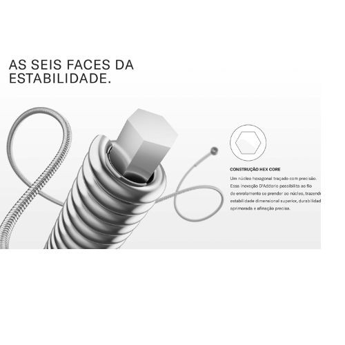 Encordoamento Para Guitarra 10-46 Com Corda Extra Pl010 D'addario xl Nickel Exl110-b 