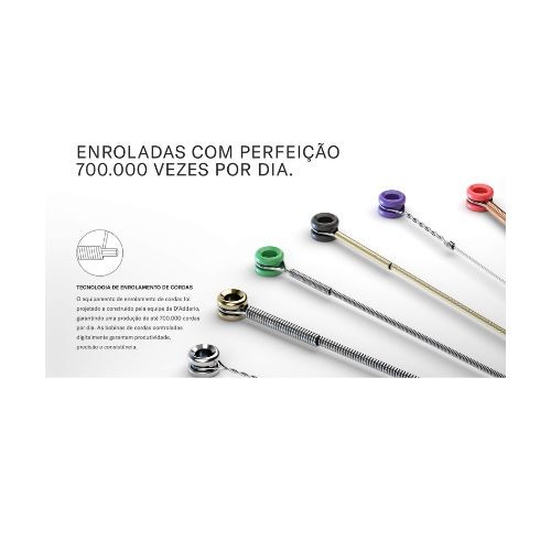 Encordoamento Para Guitarra 10-52 D'addario xl Nickel Exl140 