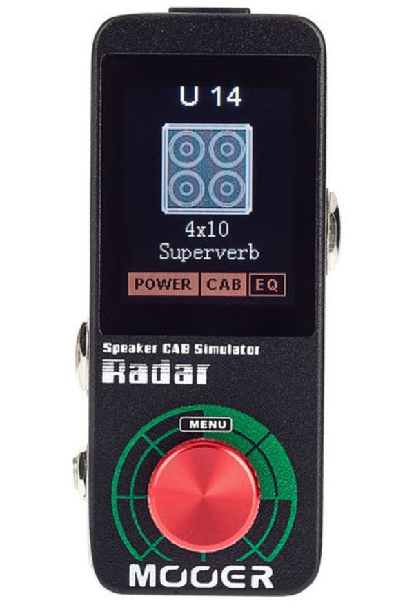 Pedal Mooer Radar Ms1 Simulador de Gabinete 