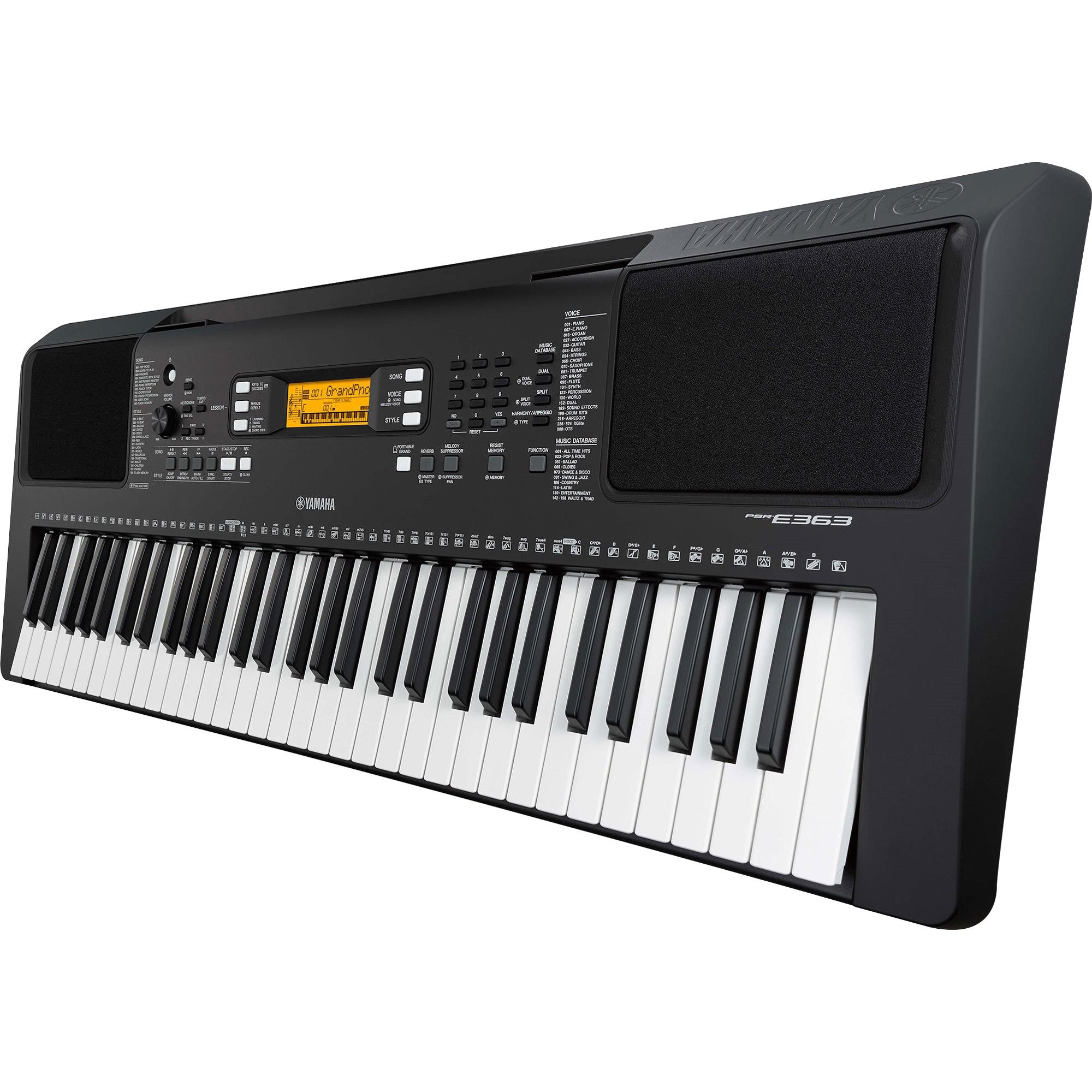 Teclado Arranjador Psr-e363 Preto Yamaha 