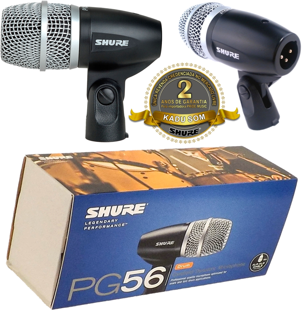 Microfone Shure Pg56-xlr 