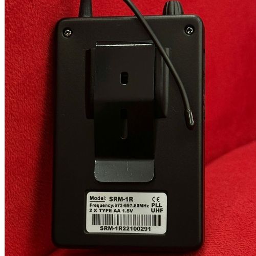 Receptor Body Pack Staner Srw-1r Para Monitor In-ear Sem Fio Original Ref. 35329 