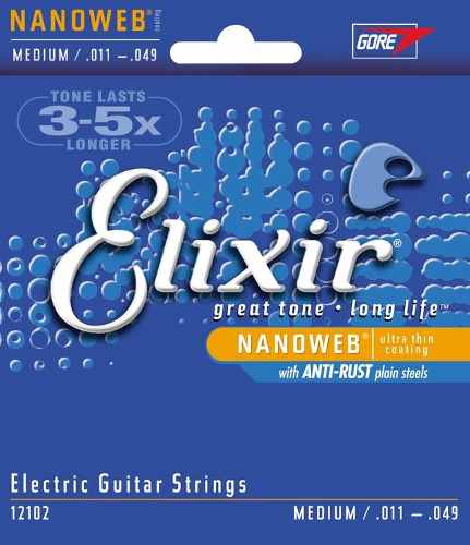 Encordamento 011 Medium  P/guitarra Elixir 