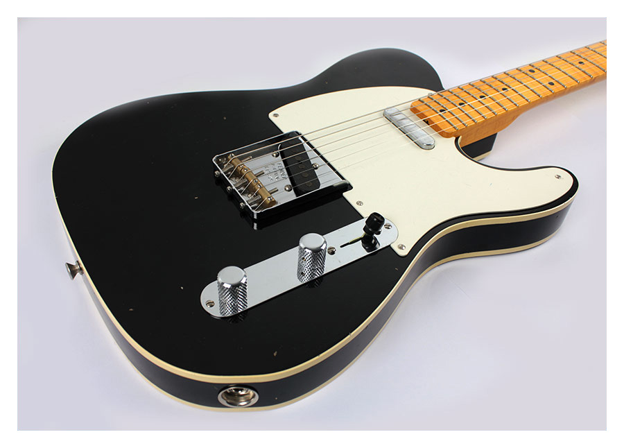 Guitarra Fender 923 0902 - Ltd 50 Telecaster Journeyman Relic Custom Built - 806 - Aged Black 