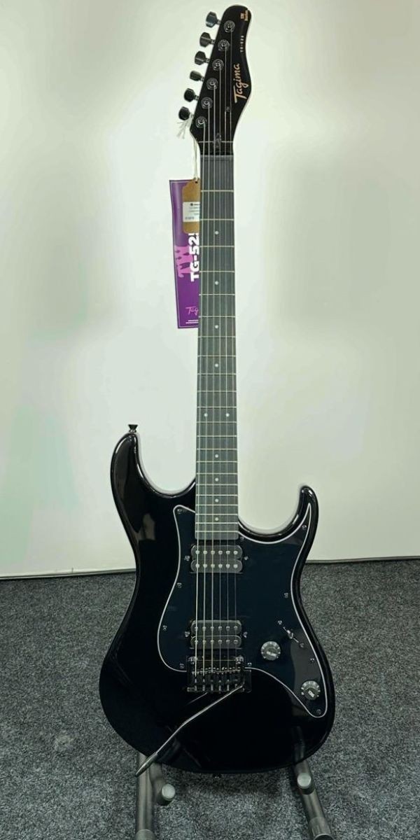 Guitarra Tagima Tg-525 bk Black 2 Humbuckers Escala Escura Escudo Preto 