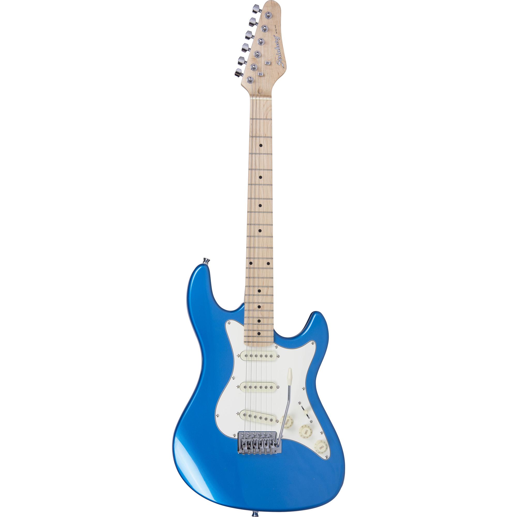 Guitarra Strato Sts-100 Azul Strinberg 