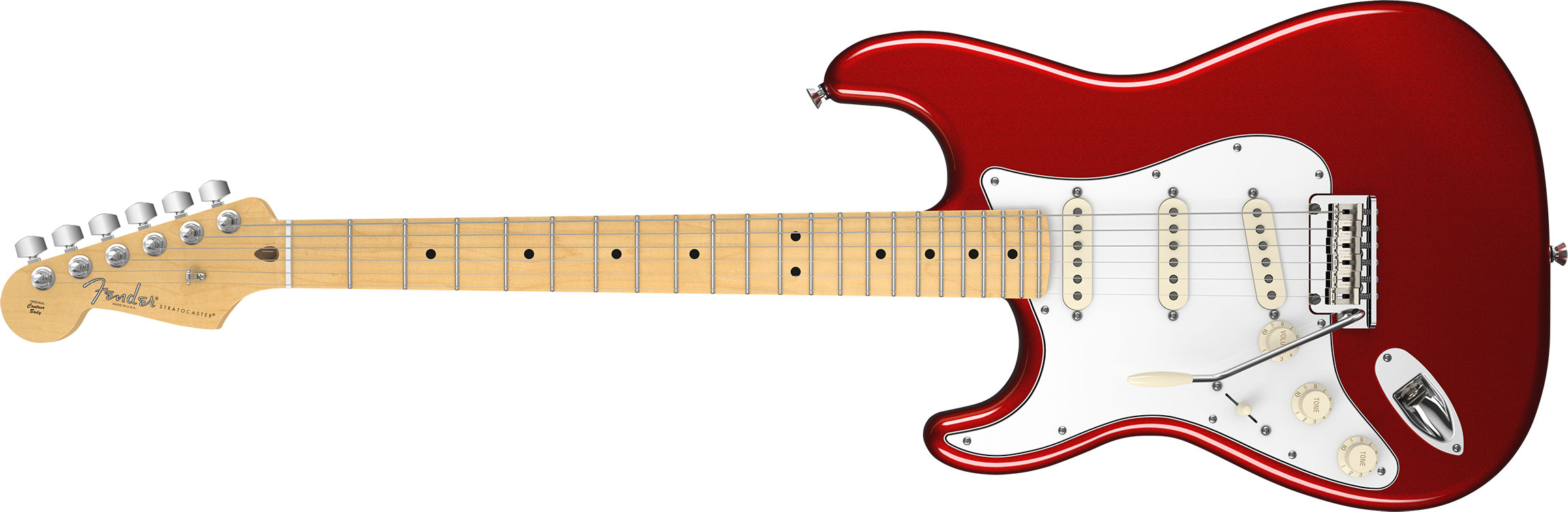 Guitarra Fender 011 3022 - am Standard Stratocaster lh mn - 794 - Mystic Red 