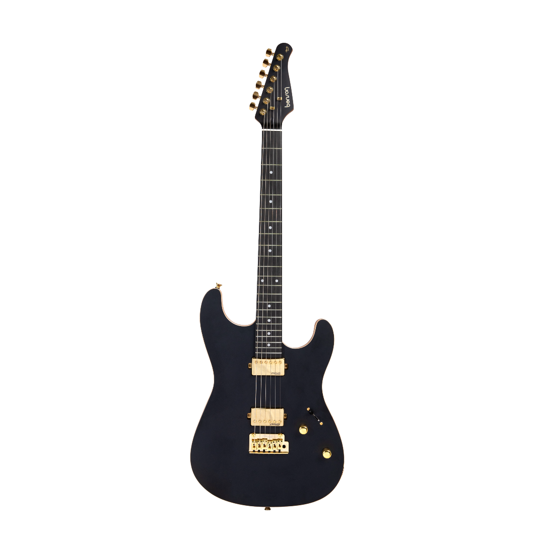 Guitarra Benson Hardy Modern r Bks/mh Gold Com Bag Black Satin 