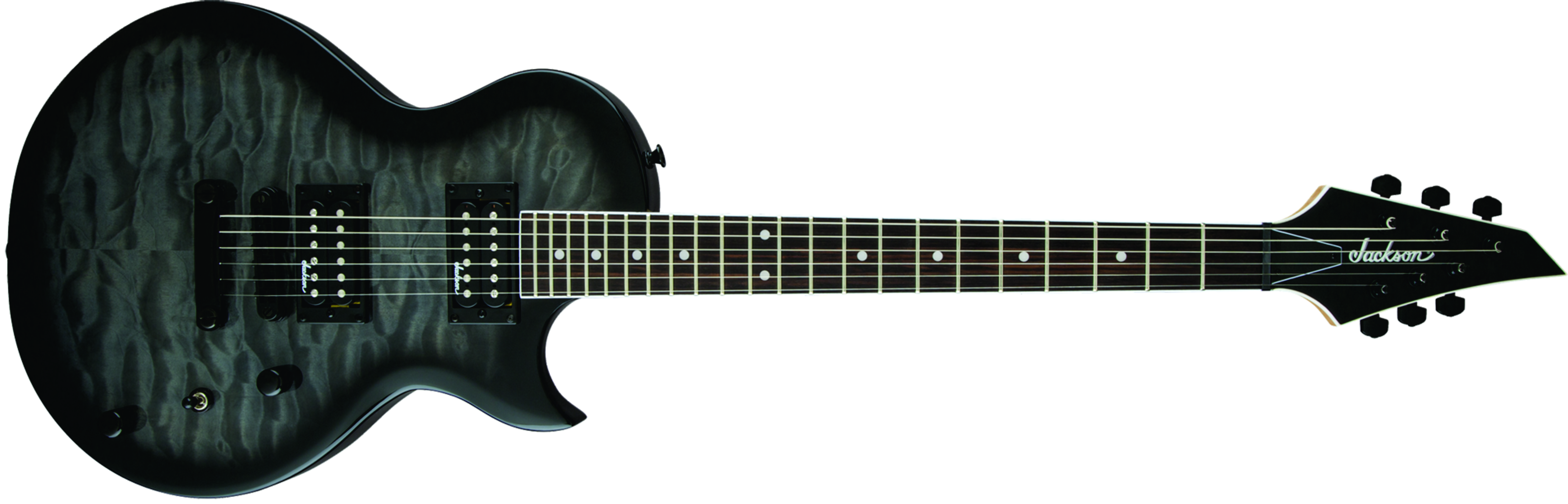 Guitarra Jackson Monarkh Transparent Black 