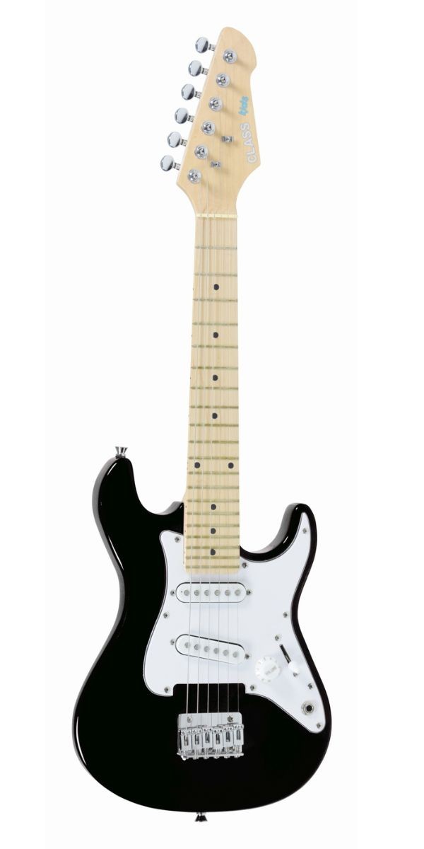 Guitarra Infantil Rockwave Clk10 bk Preta Mini Strato Para Iniciantes 