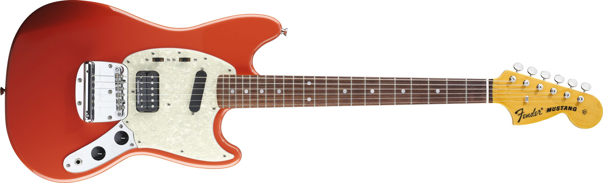 Guitarra Fender 025 1400 - Sig Series Kurt Cobain Mustang - 540 - Fiesta Red 