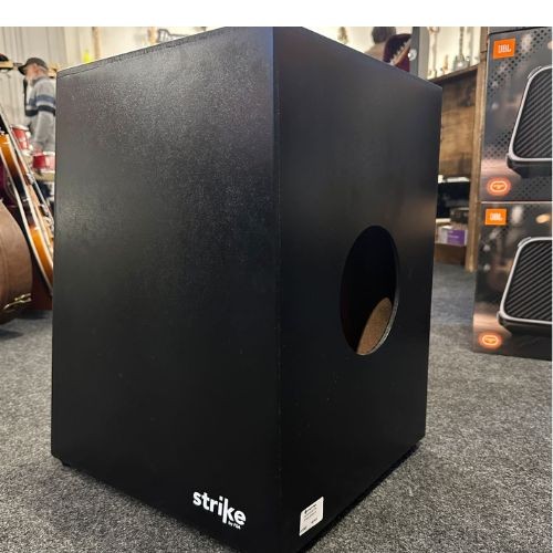 Cajon Acústico Fsa Strike Fé Sk4050 Natural/preto Com Esteira 12 Fios 