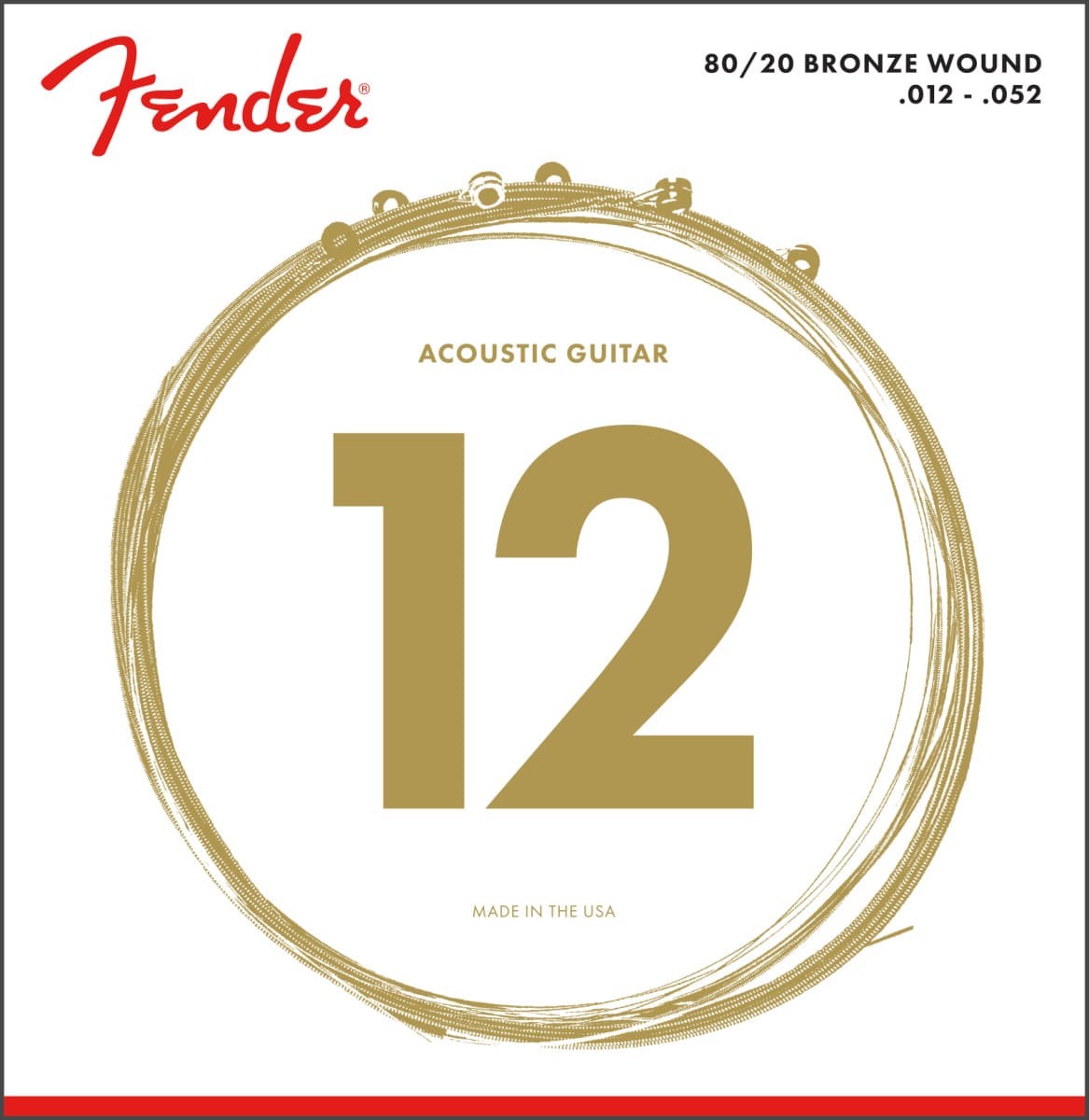 Encordoamento Violão Aço Fener 012 80/20 Bronze 