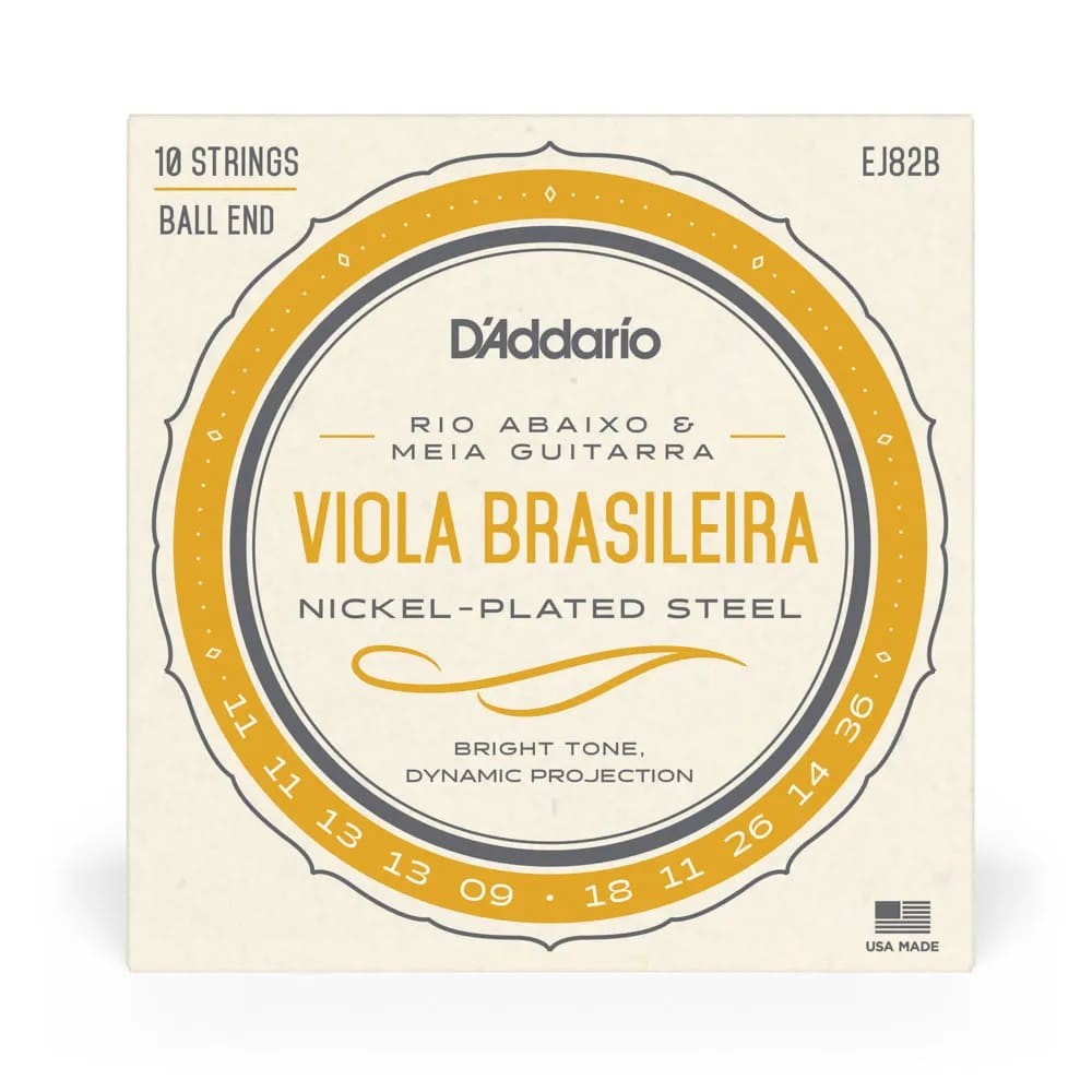 Encordoamento D'addario Viola Brasileira Rio - Ej82b 