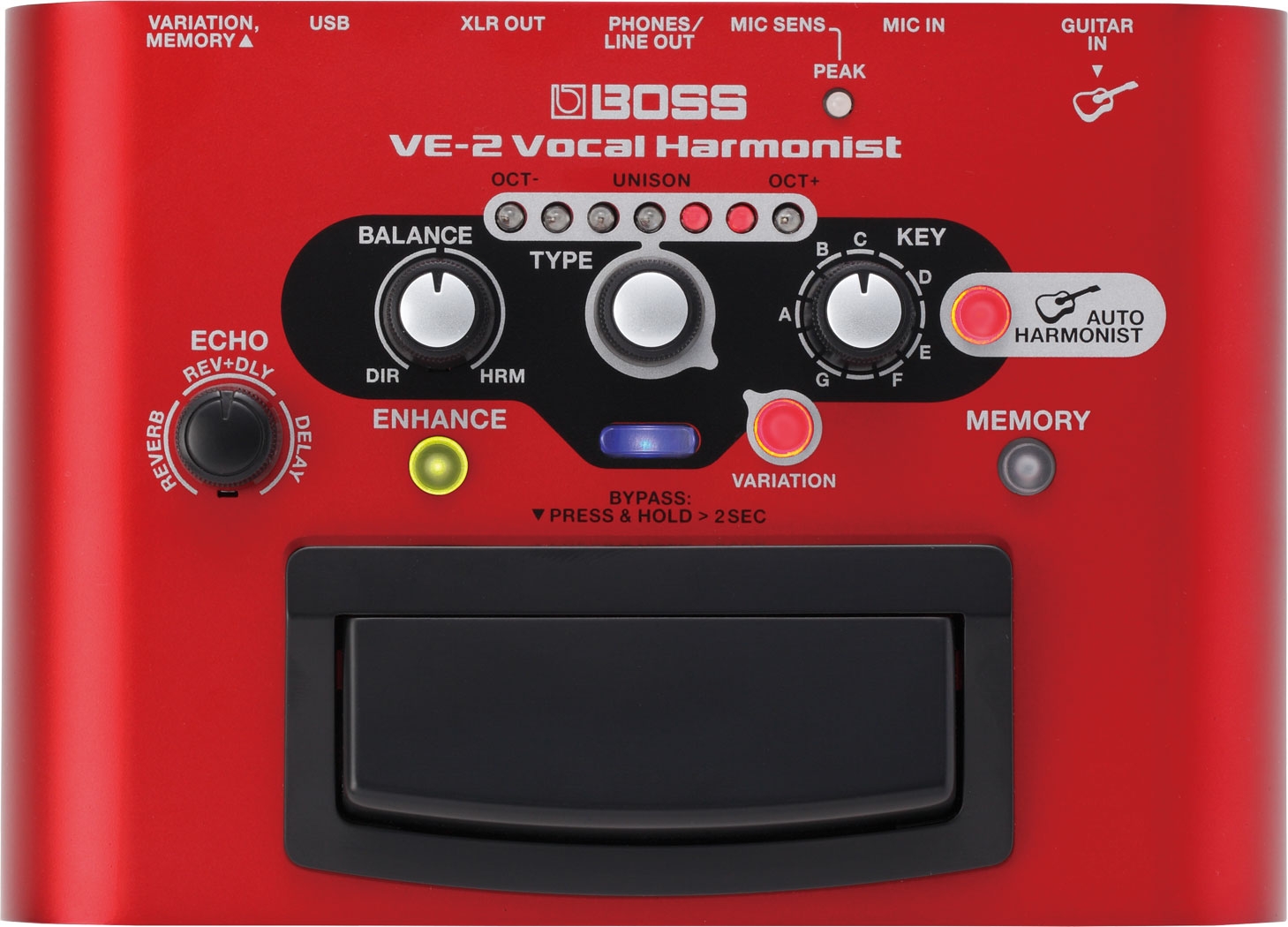 Pedal Voz Boss Ve-2 Vocal Harmonist 