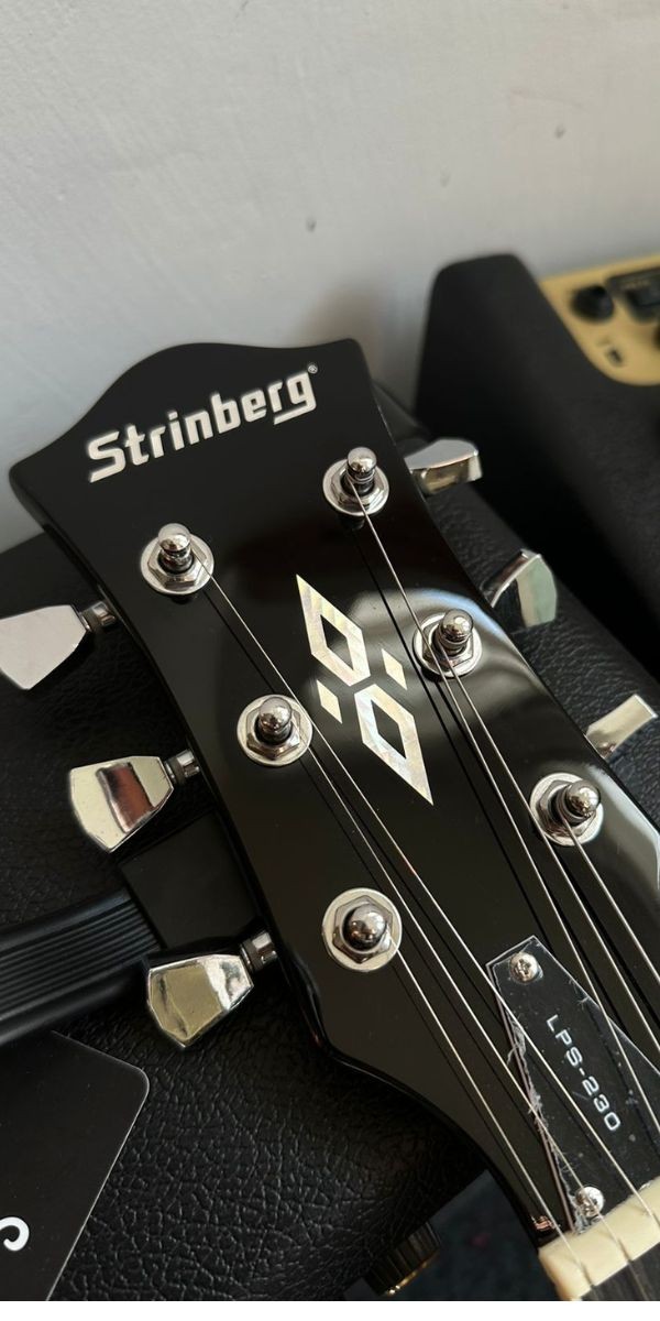 Guitarra Canhota Strinberg Lps230 sb lh Les Paul Sunburst 2 Humbuckers 