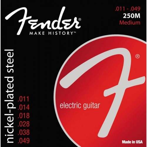 Encordoamento Fender Guitarra Nickel Plated 011  