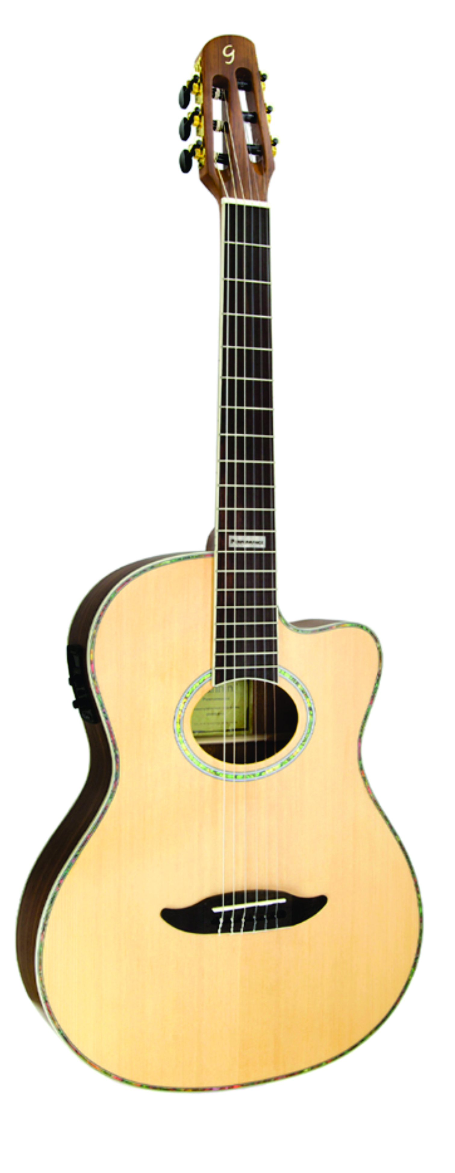 Violão Nylon Elétrico Giannini Gnf-3 Ceq ns Natural Satin 